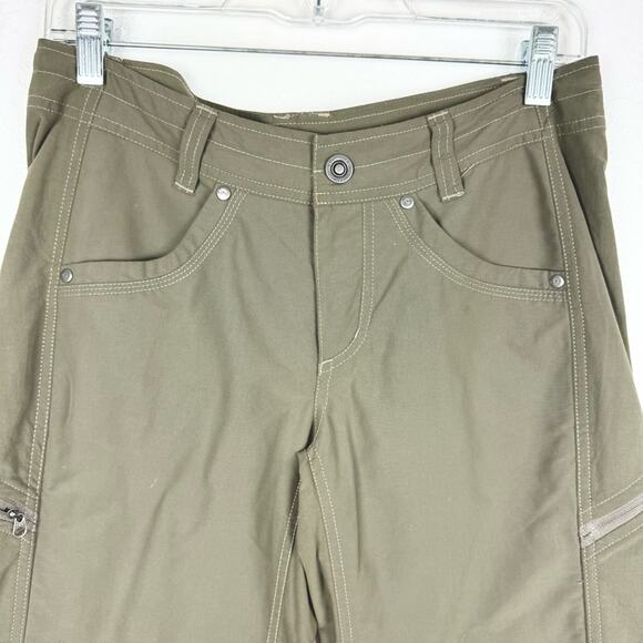 Kuhl Liberator Convertible Lightweight Hiking Outdoor Pants Olive Green Size 4 - Picture 3 of 13